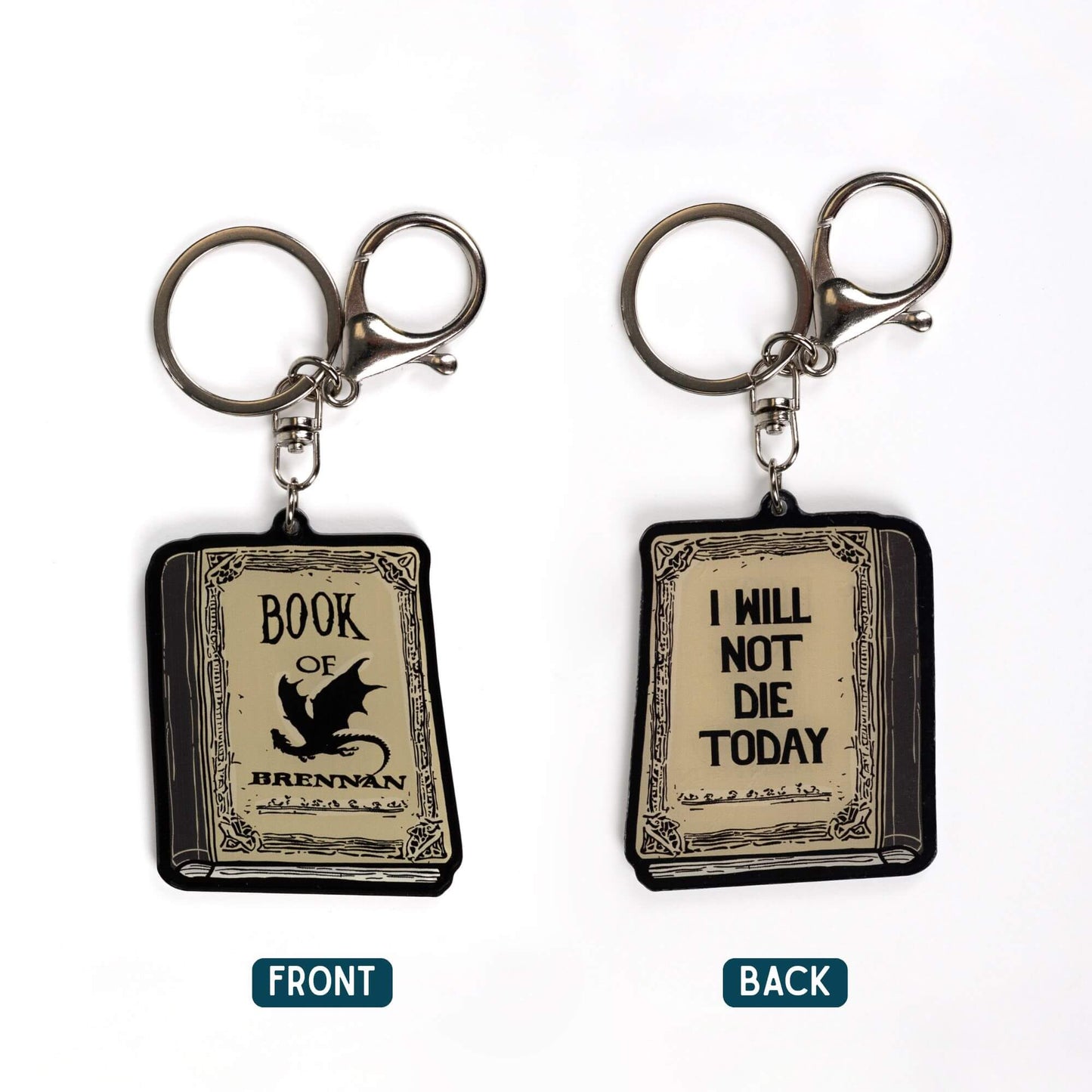 Book of Brennan Keychain | Fourth Wing
