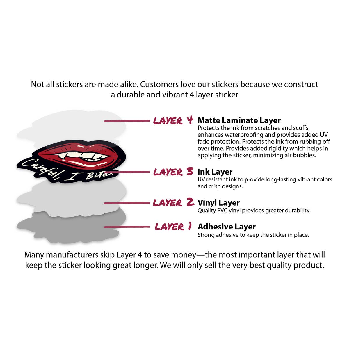 (10-Pack) A Little Wicked Decals