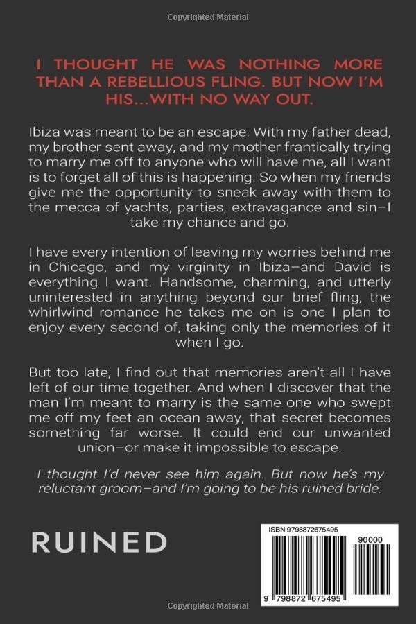 Ruined: A Dark Mafia Enemies To Lovers Standalone Romance