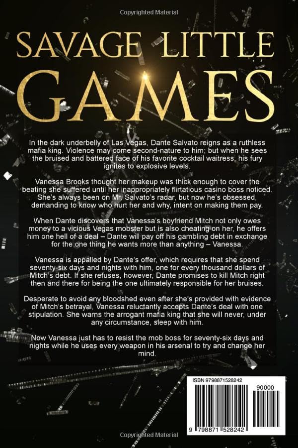 Savage Little Games: A Dark Mafia, Enemies to Lovers Romance (Sin City Mafia)