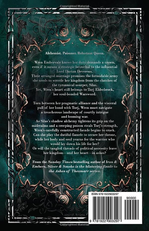 Silver & Smoke: An epic fantasy romance (The Ashes of Thezmarr Book 3)