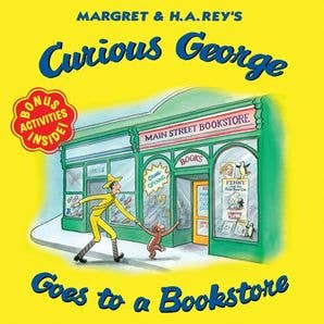 Curious George Goes to a Bookstore: A Delightful Look at the Magic of Books Featuring Everyone's Favorite Curious Monkey