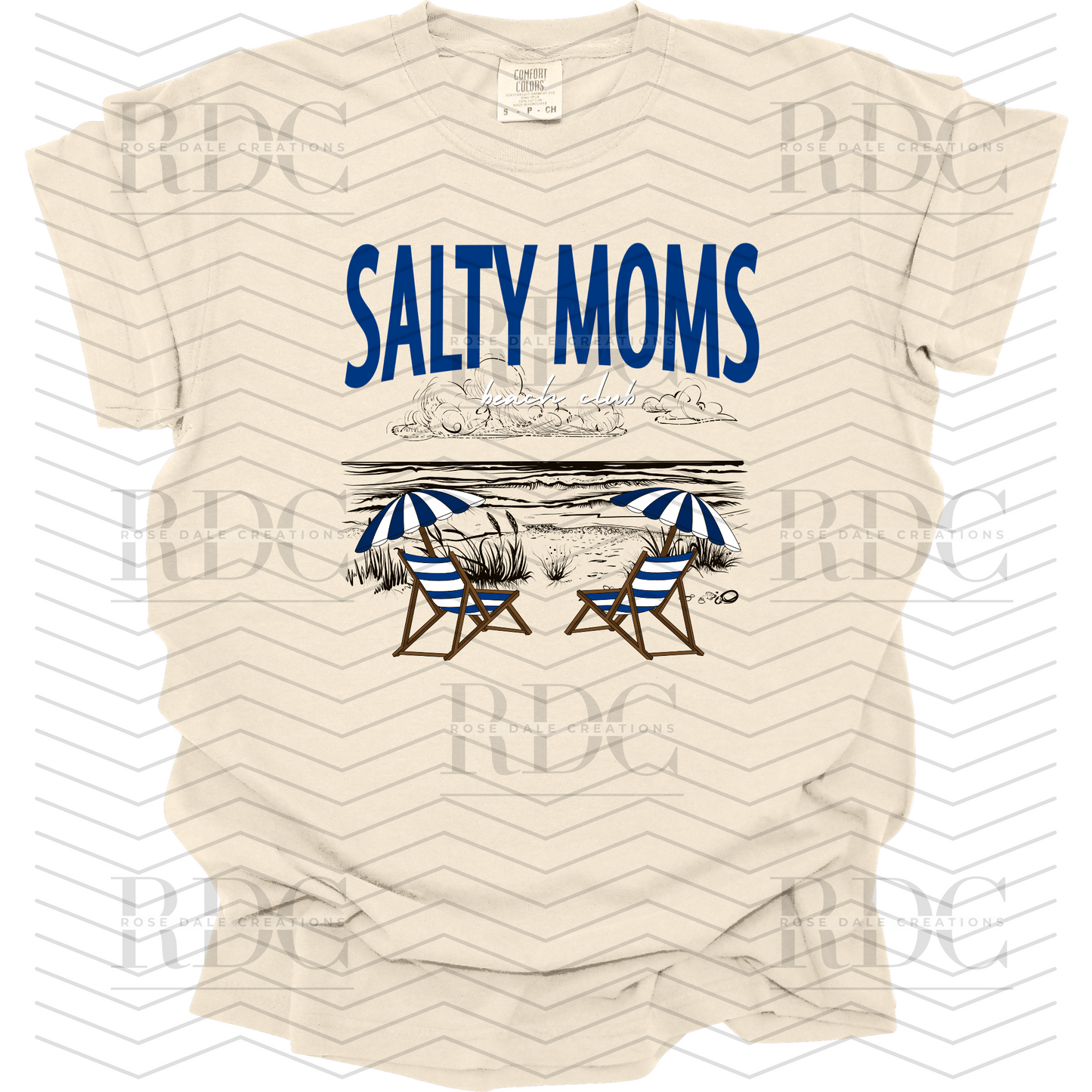Salty Moms Beach Club Ready to Press DTF