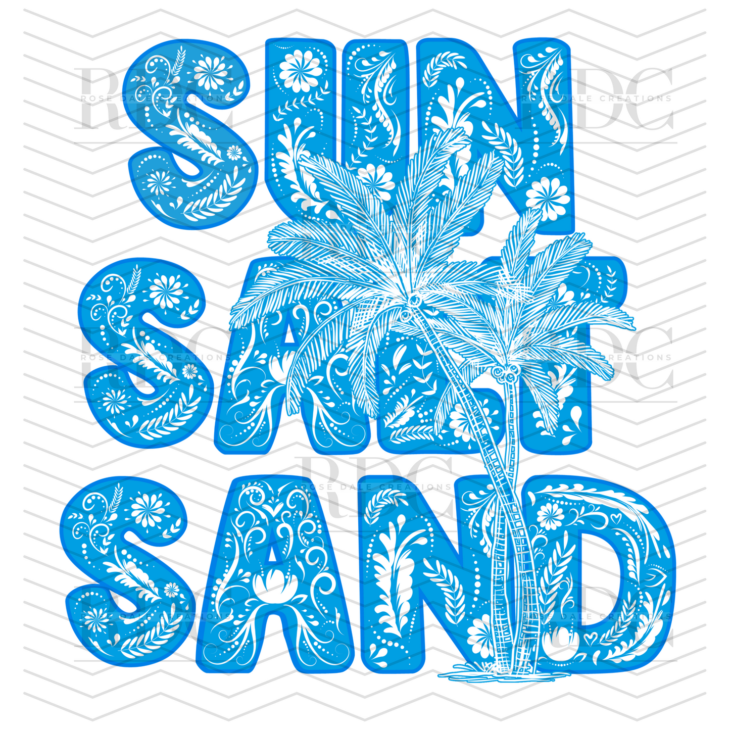 Sun, Salt, Sand Ready to Press DTF