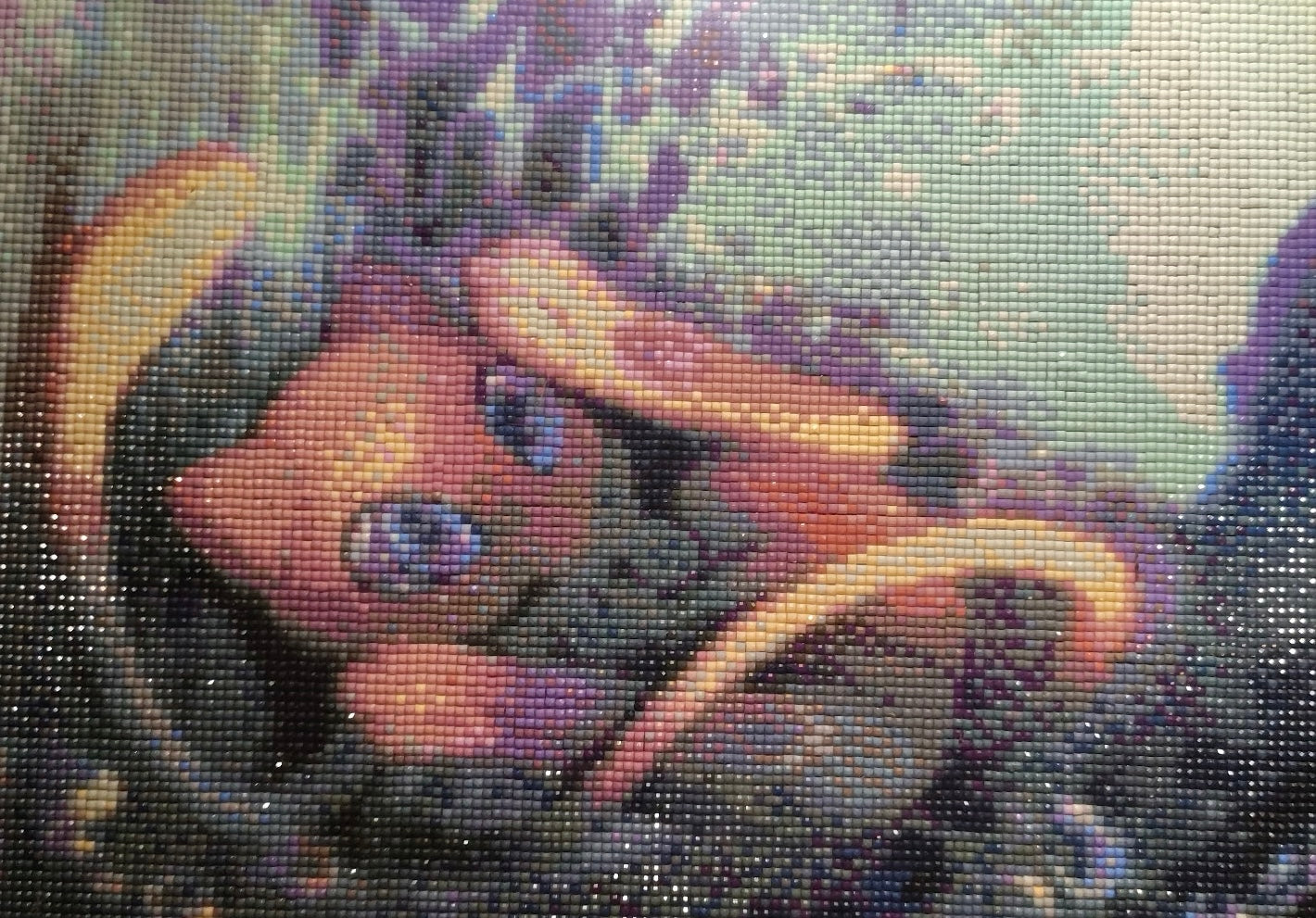Mew Cute Completed 5D Diamond Painting