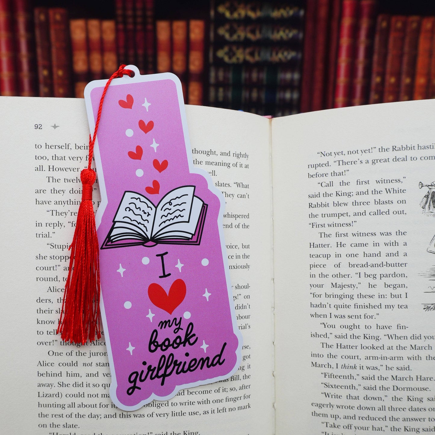 “I Love My Book Girlfriend” Bookmark