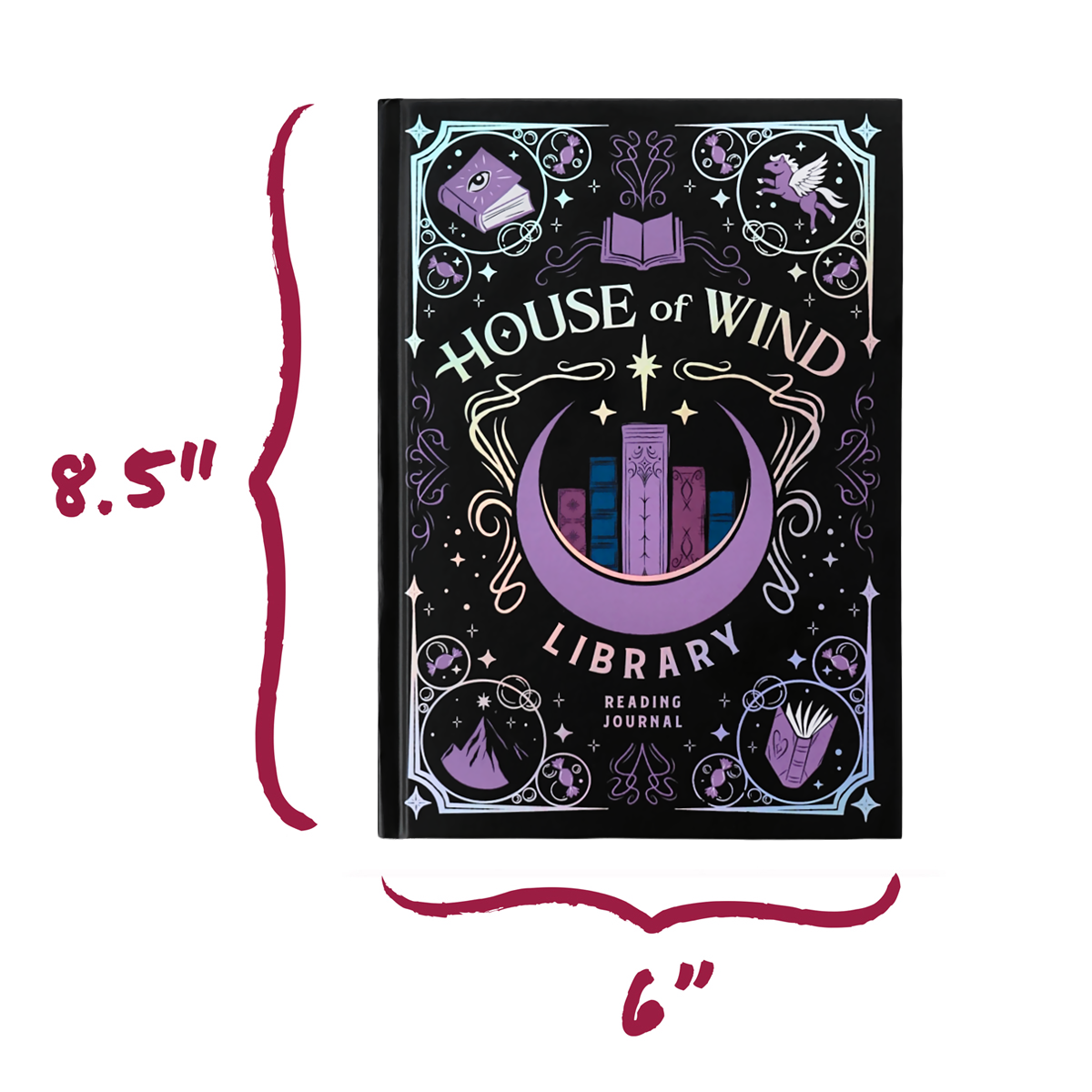 A Court of Thorns and Roses: House of Wind Library Reading Journal for Readers