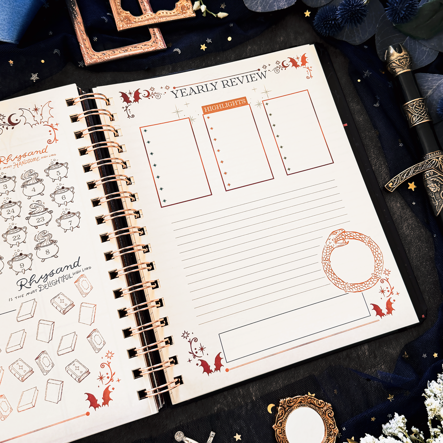 A Court of Thorns and Roses: Velaris 2027 Weekly Planner, Personal Organizer