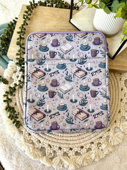 8x10 Reading Book Sleeve | Book Sleeve | Kindle Storage