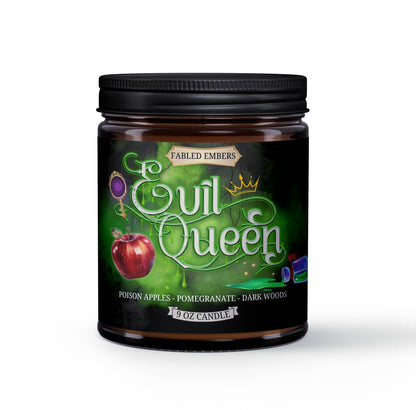 EVIL QUEEN 9 oz Bookish fairy tale Candle | Coconut Soy Wax