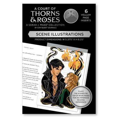 A Court of Thorns and Roses Book Scene Illustrations (6-Pk)