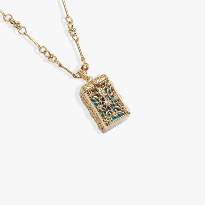 A Court of Thorns and Roses Book Charms Locket Necklace