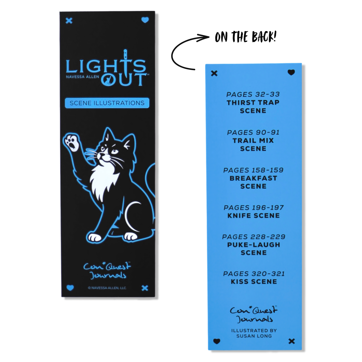 Lights Out Book Scene Illustrations (6-Pack)