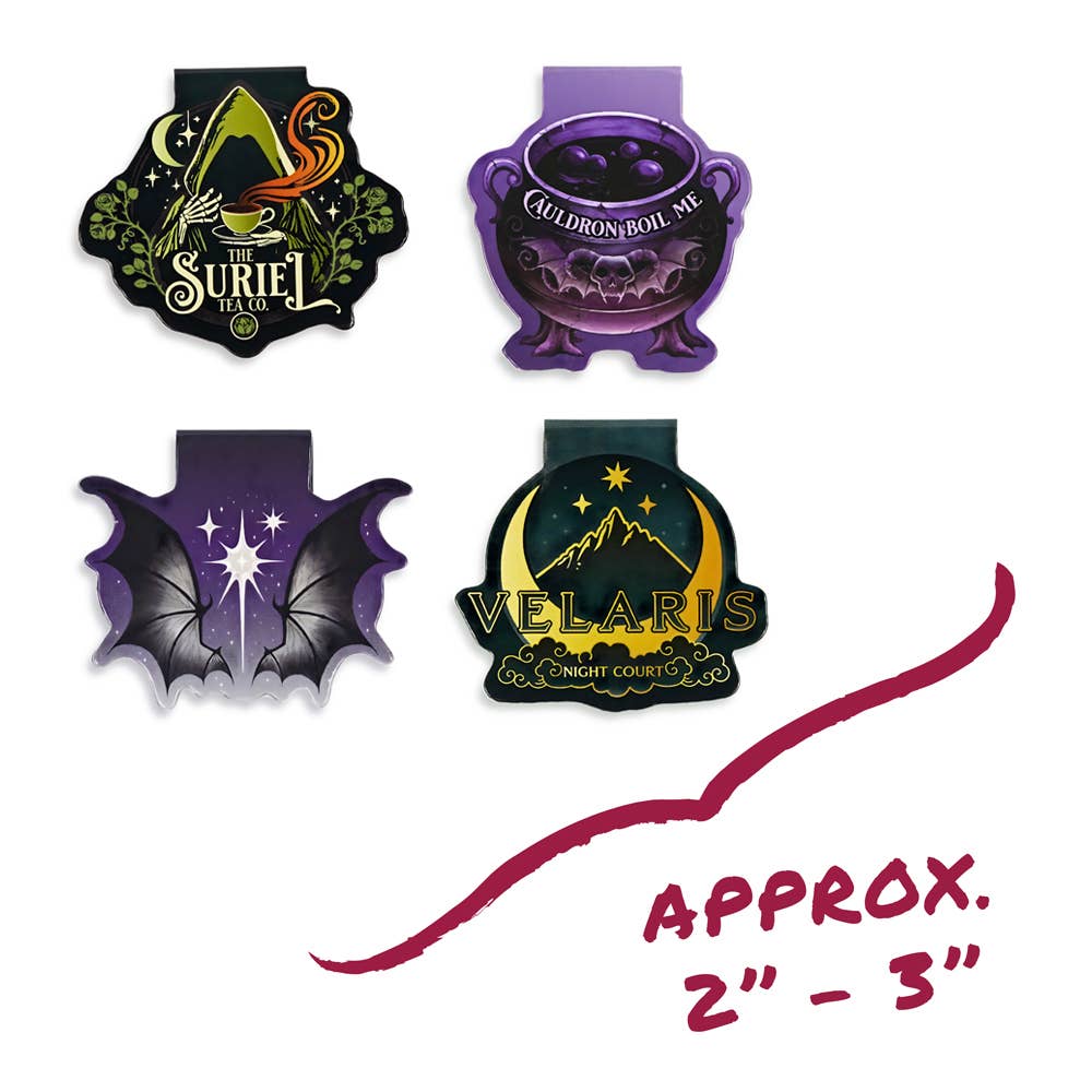 A Court of Thorns and Roses Magnetic Bookmarks (4-Pack)