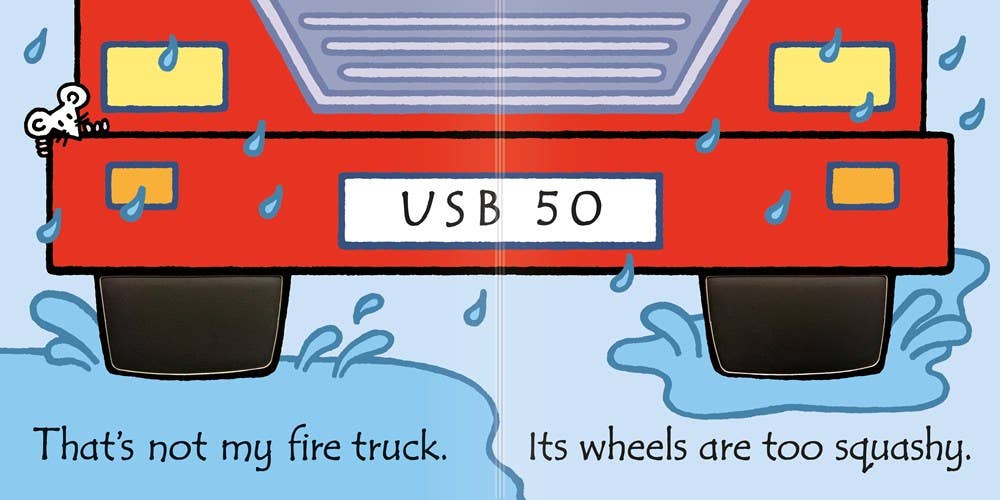 That's not my fire truck...: An Interactive, Sensory Touchy-Feely Book Featuring Vehicles with Tactile Patches for Babies and Toddlers