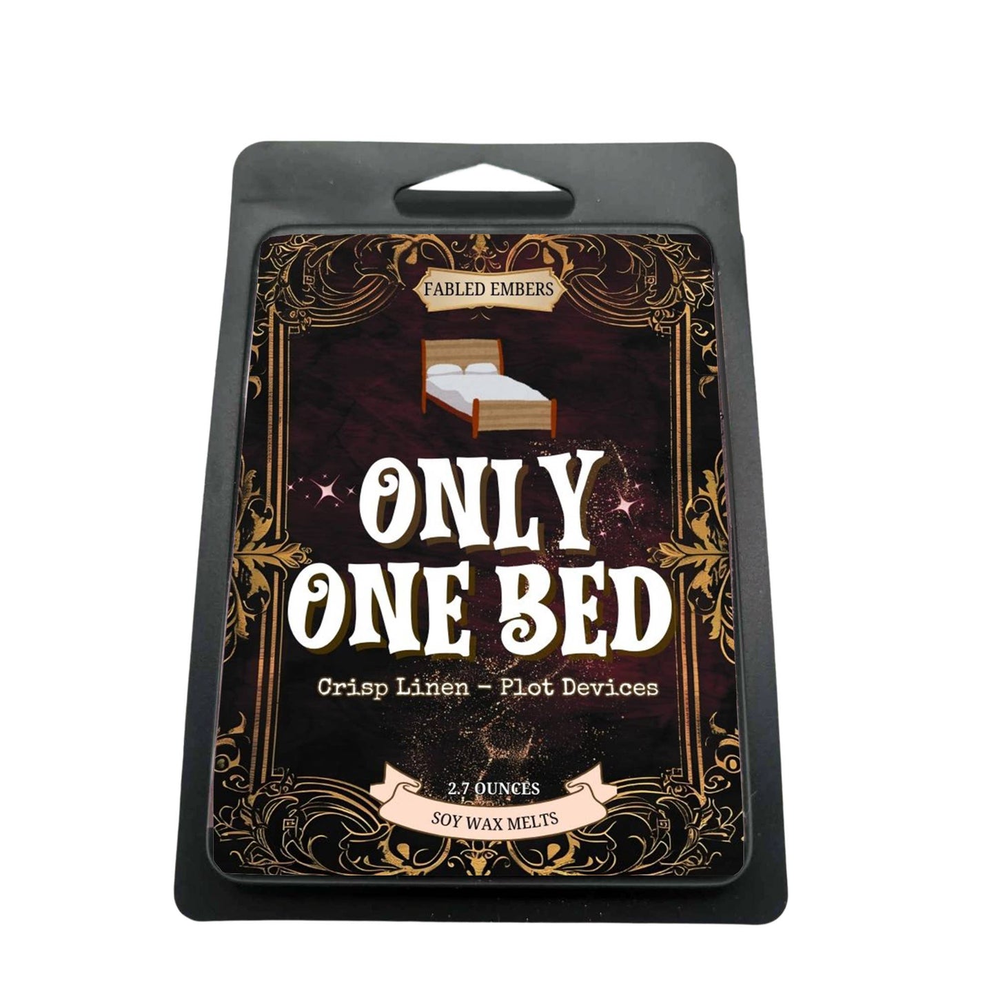 ONLY ONE BED (tragic, really....) Wax Melt Booklover