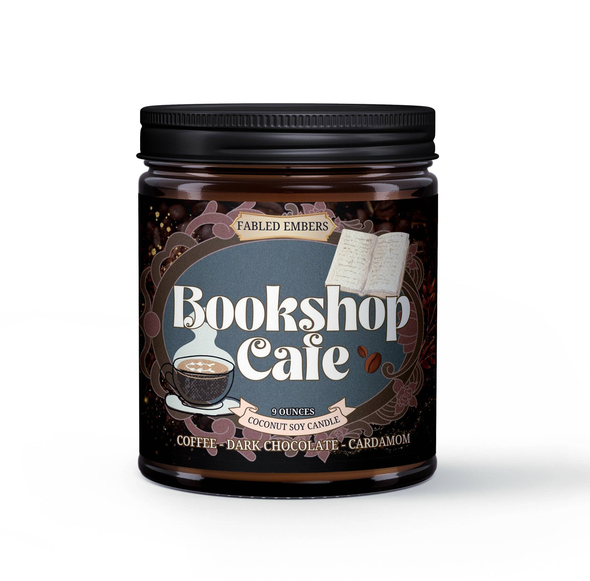 BOOKSHOP CAFE | Coffee Scented book lovers candle