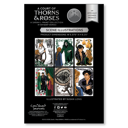 A Court of Thorns and Roses Book Scene Illustrations (6-Pk)