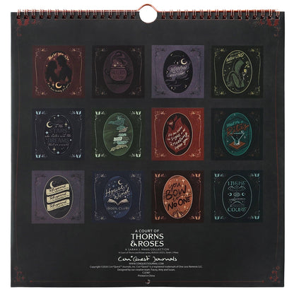 A Court of Thorns and Roses: Velaris 2027 Spiral Wall Calendar