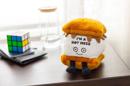 Cute S'Mores Plush Perfect Holiday Gift  Soft Toy Funny