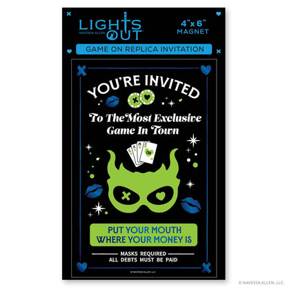Game On: Replica Invitation Magnet (4'' x 6'')