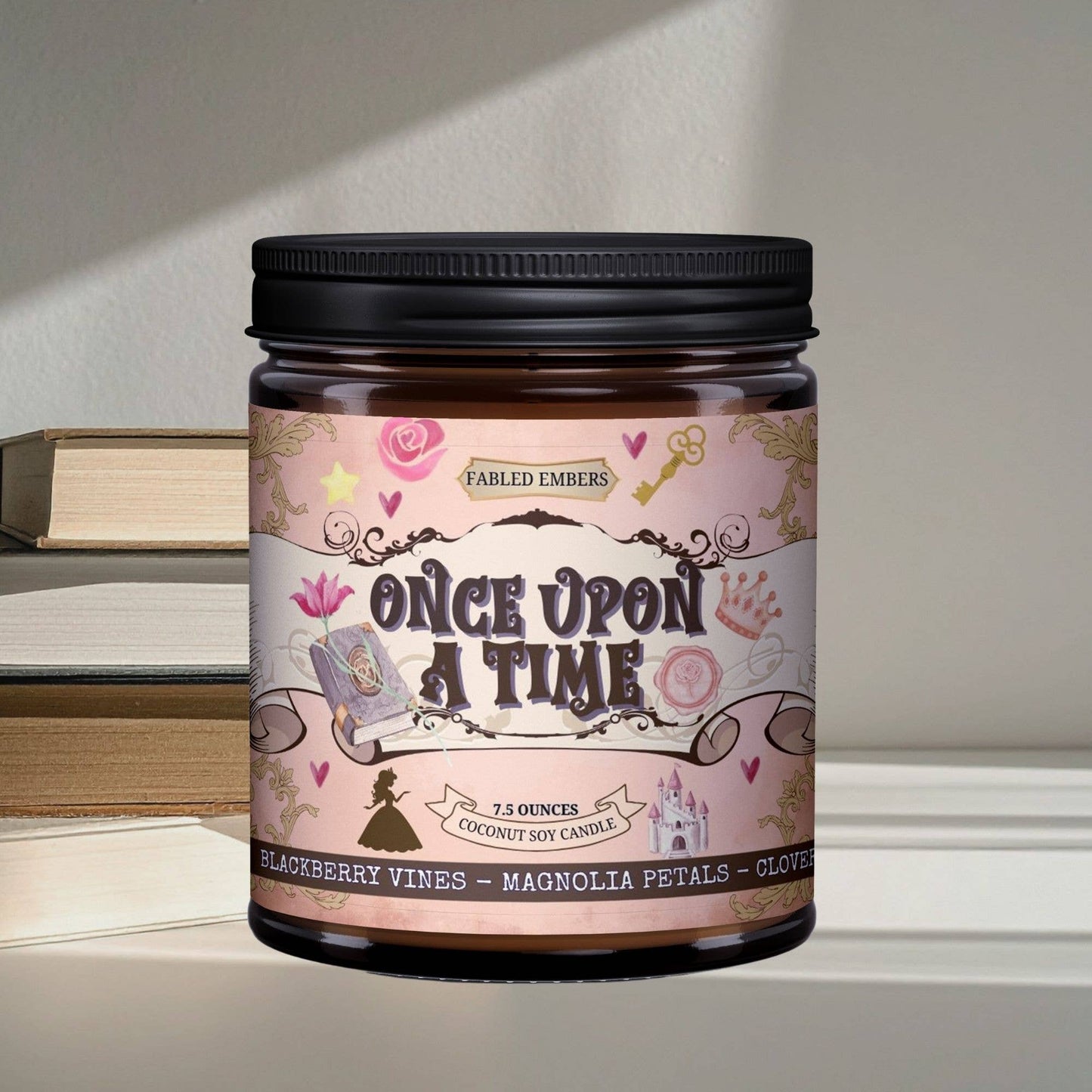 ONCE UPON A TIME 9 oz Bookish Candle | Coconut Soy