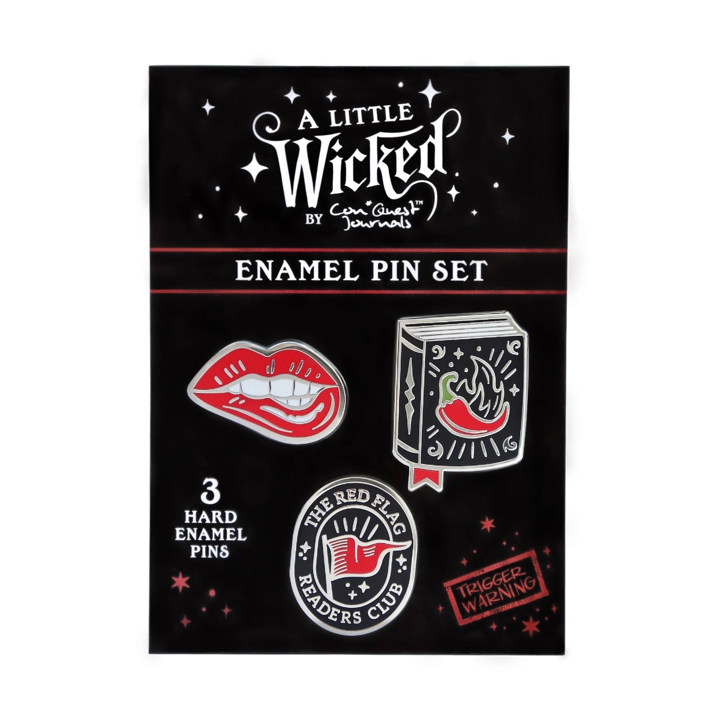 A Little Wicked Enamel Pins (3-Pack)