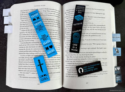 Lights Out Magnetic Bookmarks (4-Pack)