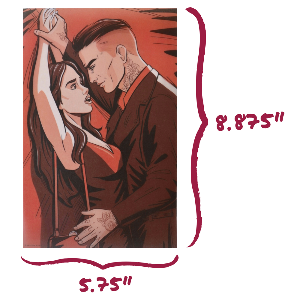 Caught Up Book Scene Illustrations (6-Pack)