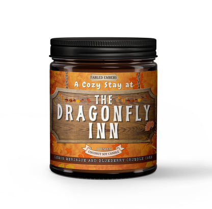 A COZY STAY at THE DRAGONFLY INN | blueberry lemon bars Fall