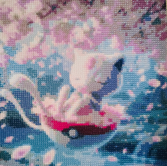 Mew (Pokemon)  Completed 5D Diamond Painting