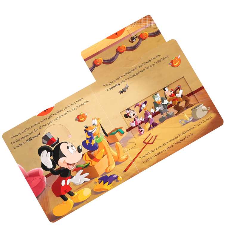 Disney Mickey & Friends: Scaredy-Mouse (Push-Pull-Spin Stories)