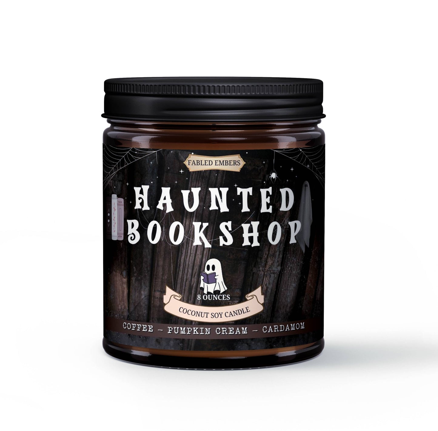 Haunted Bookshop Candle - FALL | Pumpkin Coffee | Cozy