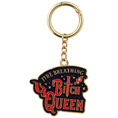 Throne of Glass: Fire Breathing B*tch Queen Bag Charm