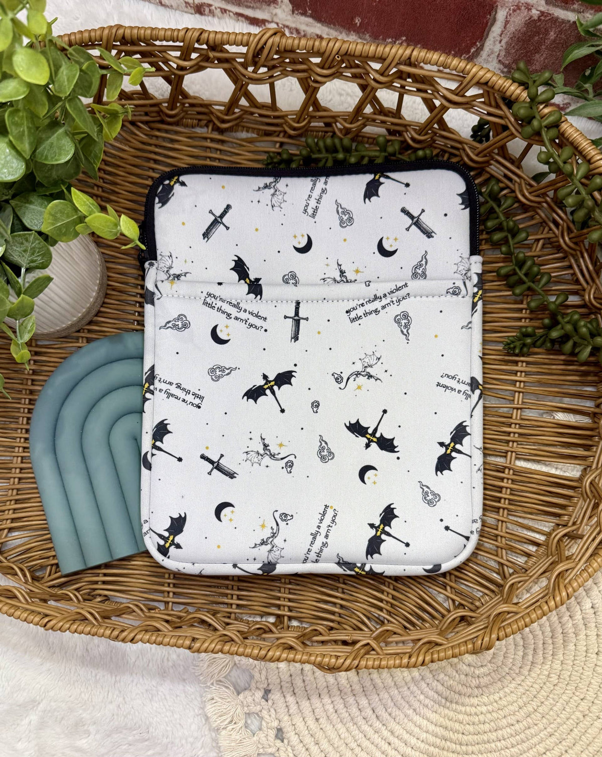 8x10 Dragon Book Sleeve | Book Sleeve | Kindle Storage