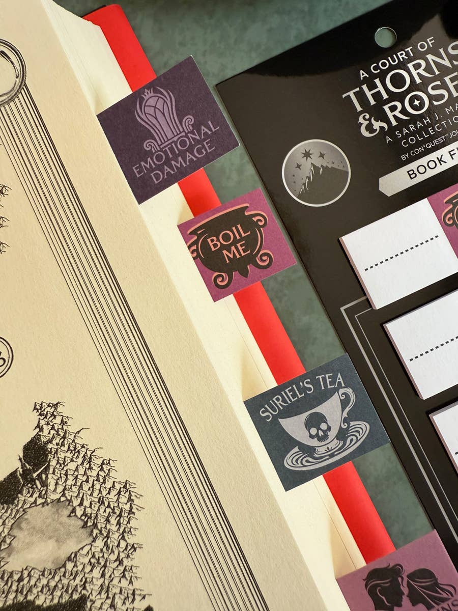A Court of Thorns and Roses Book Annotation Flags (30-Pack)