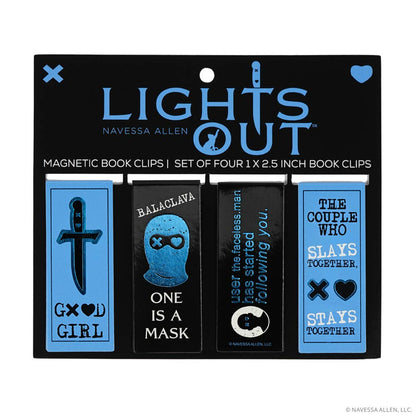 Lights Out Magnetic Bookmarks (4-Pack)