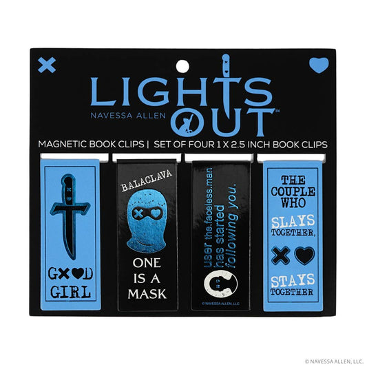 Lights Out Magnetic Bookmarks (4-Pack)
