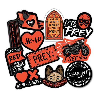 (10-Pack) Caught Up Decals