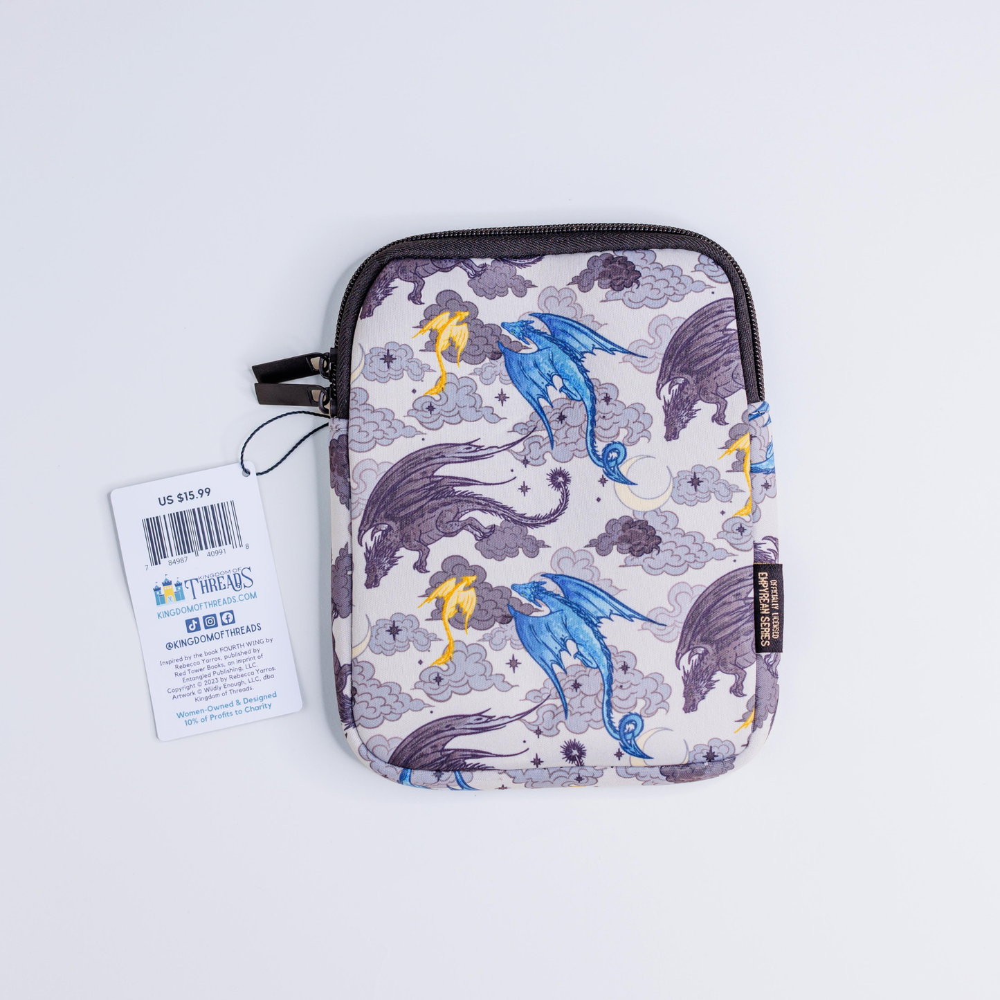 Dragon Trio E-reader Pouch | Fourth Wing