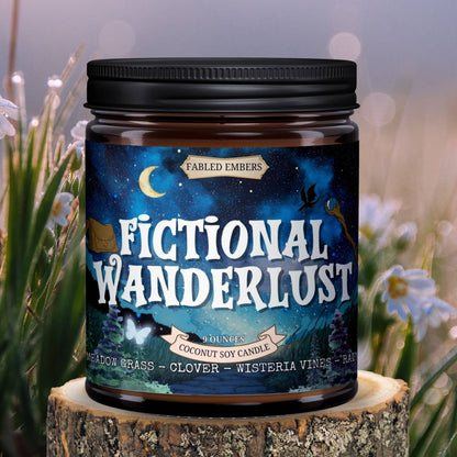 FICTIONAL WANDERLUST Candle | Adventure | Meadow Grass