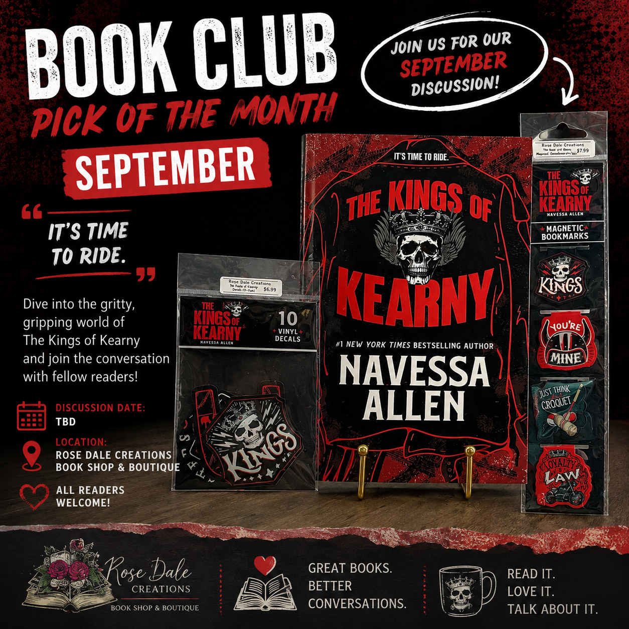 September Book Club Book The Kings of Kearny