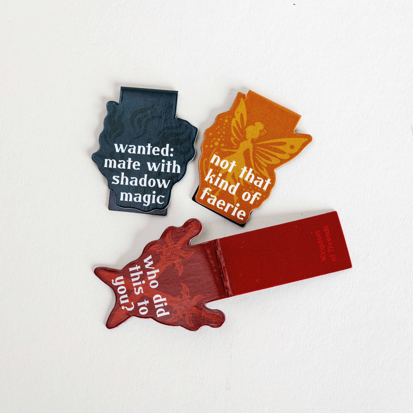 Romantasy Tropes Magnetic Bookmark Set