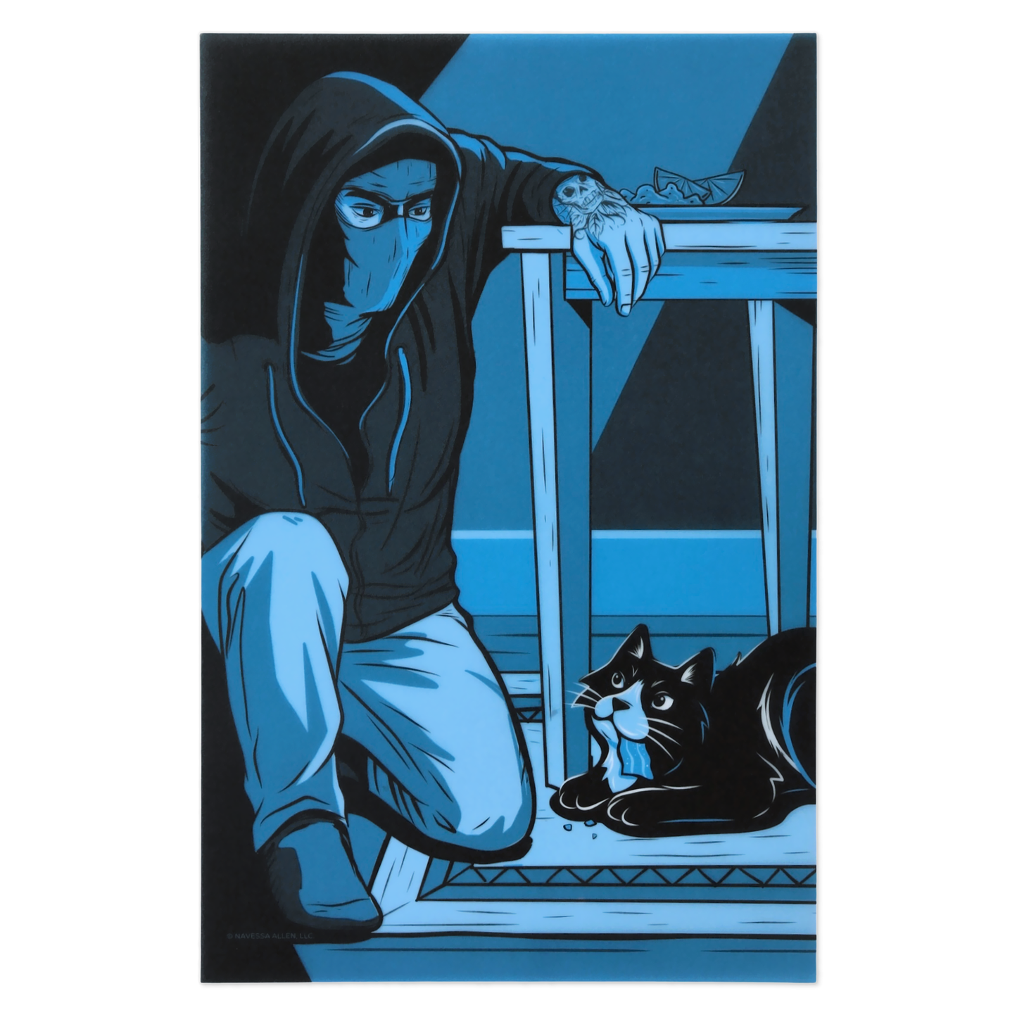 Lights Out Book Scene Illustrations (6-Pack)