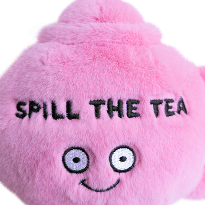 Spill The Tea Plushie Soft Cuddly Teapot Toy Funny Cute