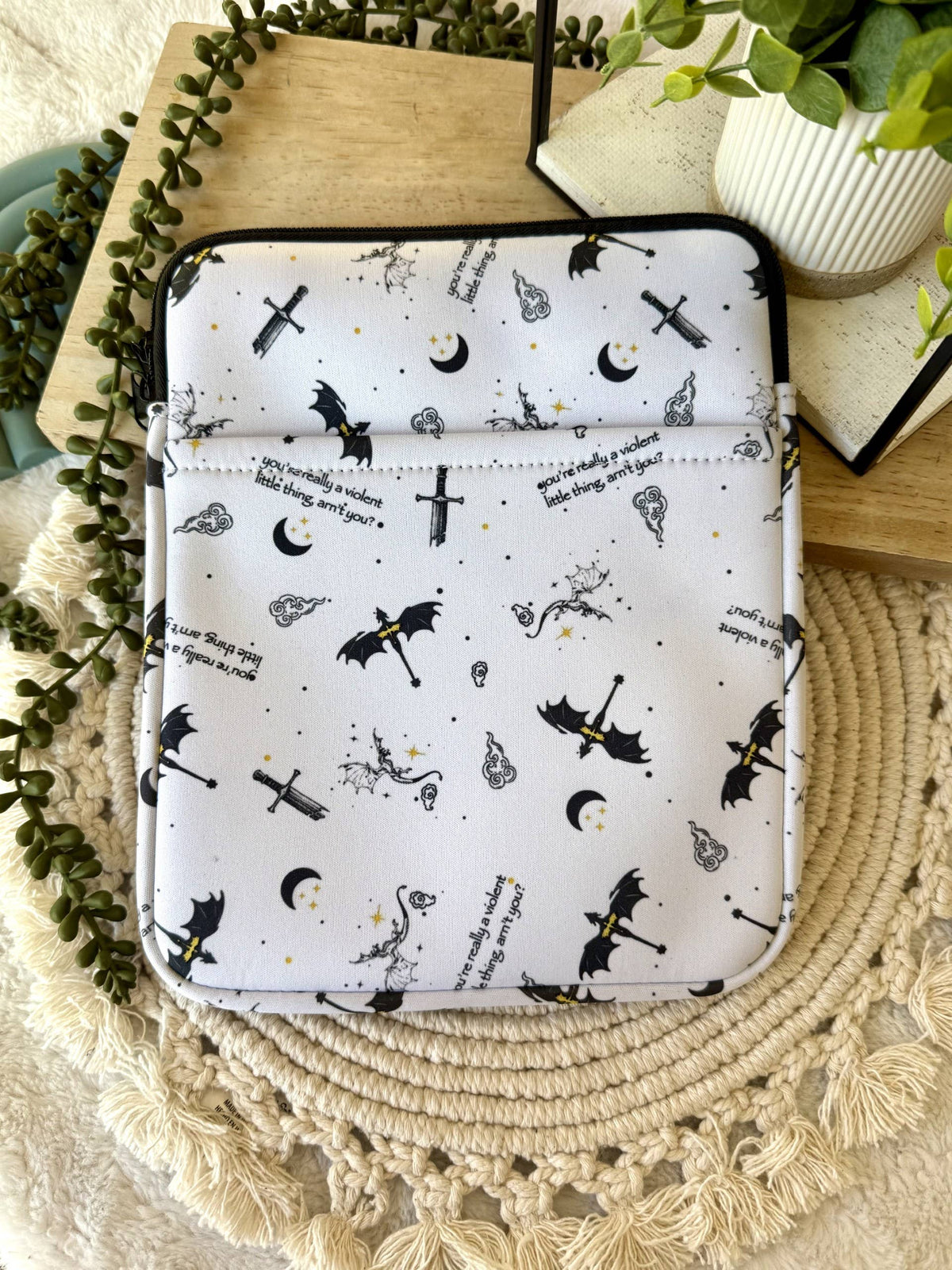 8x10 Dragon Book Sleeve | Book Sleeve | Kindle Storage