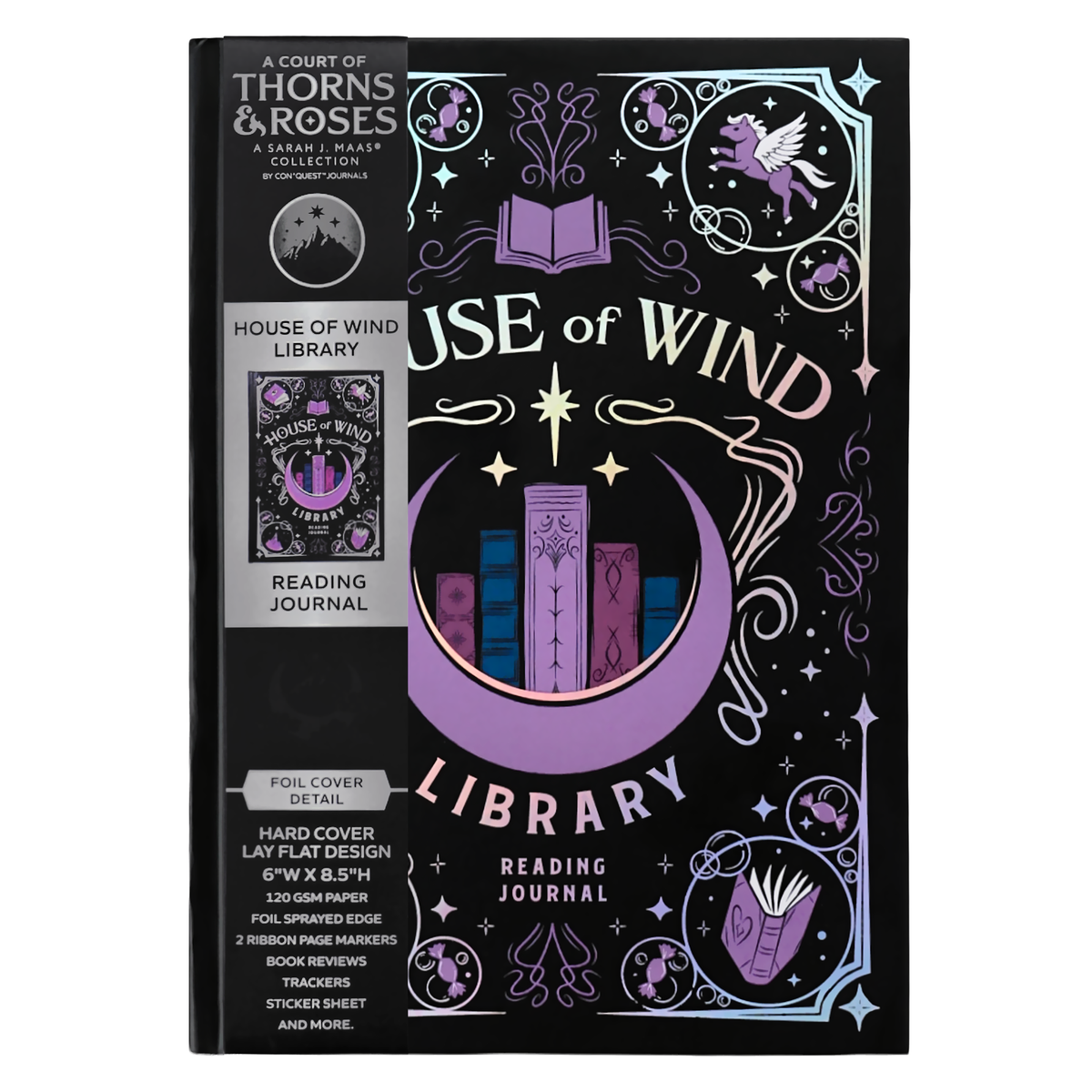 A Court of Thorns and Roses: House of Wind Library Reading Journal for Readers