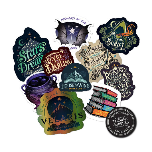 (10-Pack) A Court of Thorns and Roses Decals