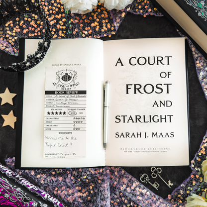 A Court of Thorns and Roses: House of Wind Library Book Review Sticky Notepad (3'' x 6.5'')