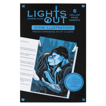 Lights Out Book Scene Illustrations (6-Pack)